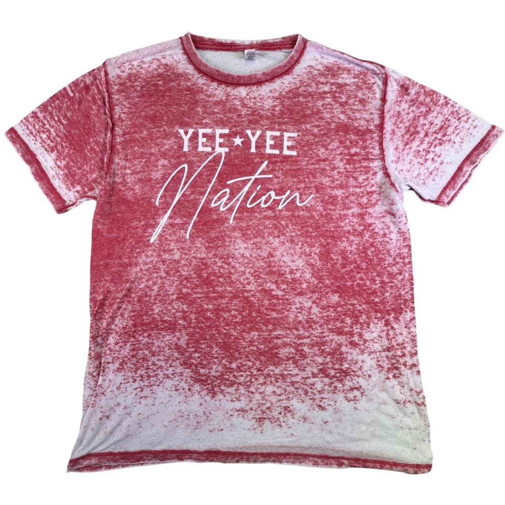 Yee Yee Nation Shirt Women's Size XL Western Red‎ Country Southern Rodeo Redneck